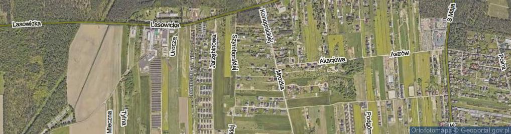 Zdjęcie satelitarne Szafirowa ul.